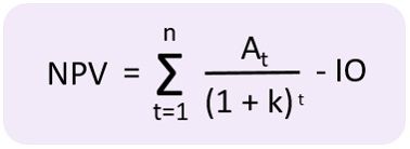 净现值公式